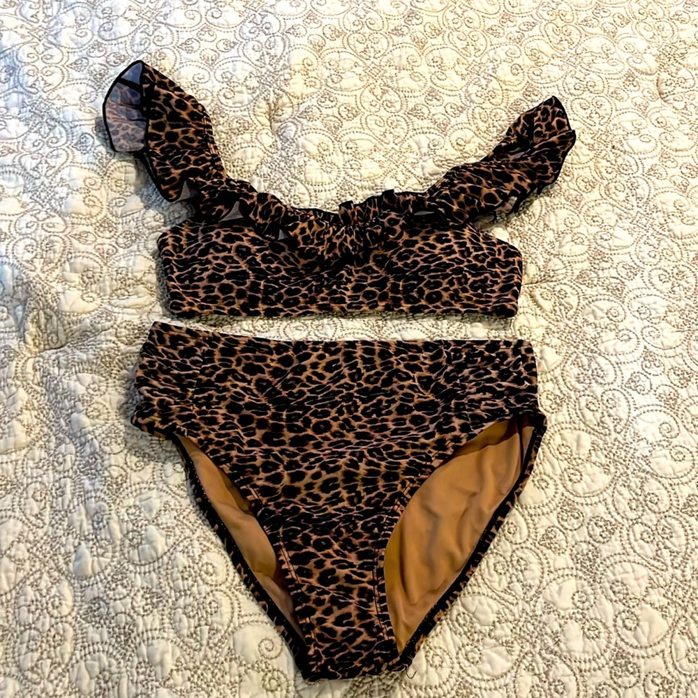 Leopard Print Bikini Set